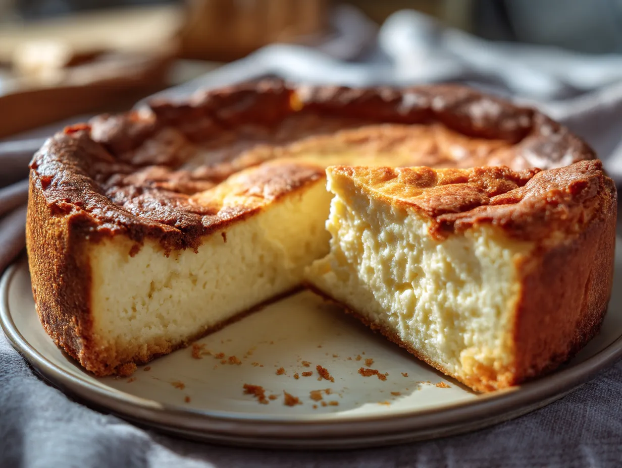 Na tle szarzy wypieków, w tym pizza, stoi na talerzu. Wypieki są w całości pokryte świeżym serem, a pizza ma jasnożółtą skórkę. Wypieki są w całości pokryte świeżym serem, a pizza ma jasnożółtą skórkę.