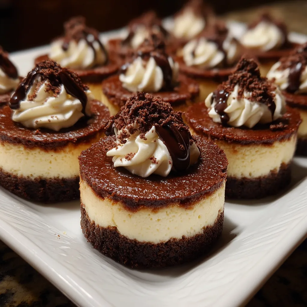 Na tle stołecznej stołeczki są trzy mini cheesecakes z chocolatem na podstawie. Są to ciekawe i smaczne przepisy, które przyciągają uwagę każdego miłośnika słodkich potraw.