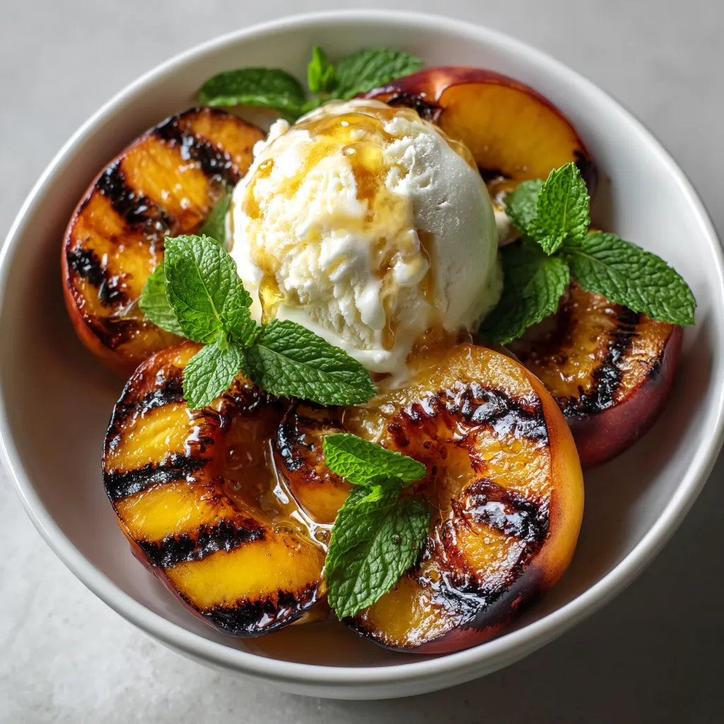 W misce pełnej słodkiego peach cobbler, w której mieszają się peaches.