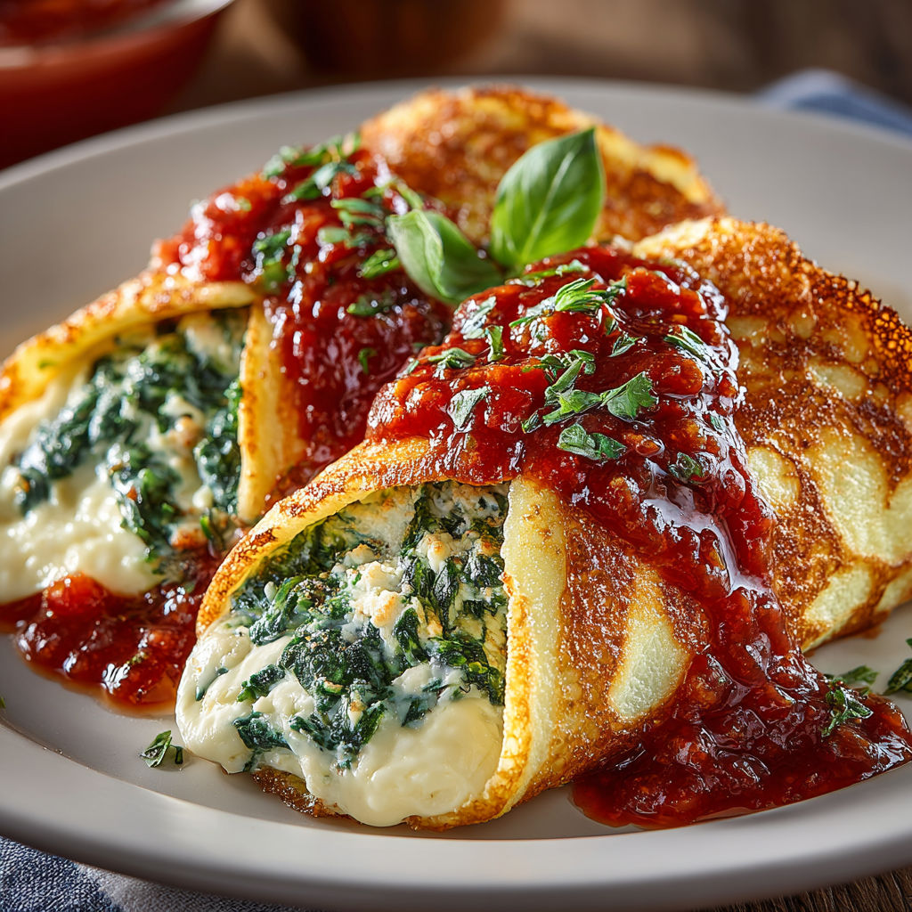 A plate of food with sauce on it.