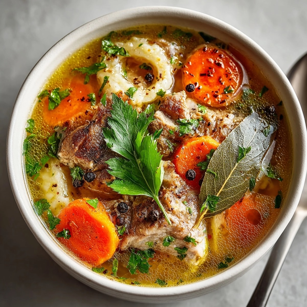 Przygotuj flaki po warszawsku! Bogaty, smakowity gulasz z flaków, doprawiony na ostro, gotowy do jedzenia.