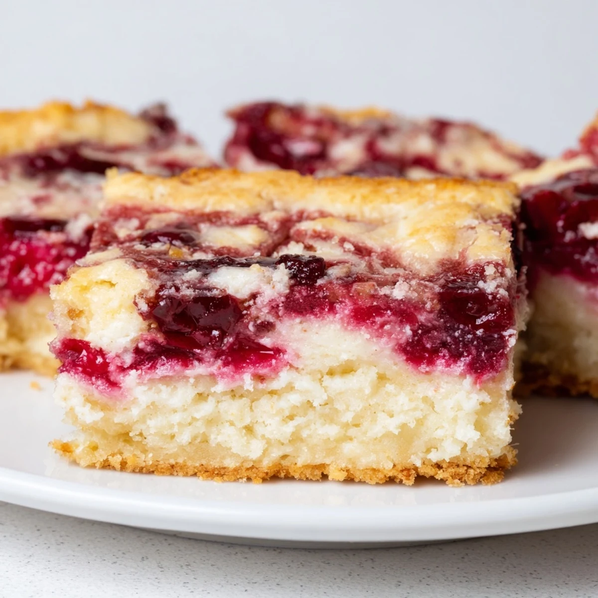 Odkryj smakowite blondie z serem i wiśniami, idealne na deser.