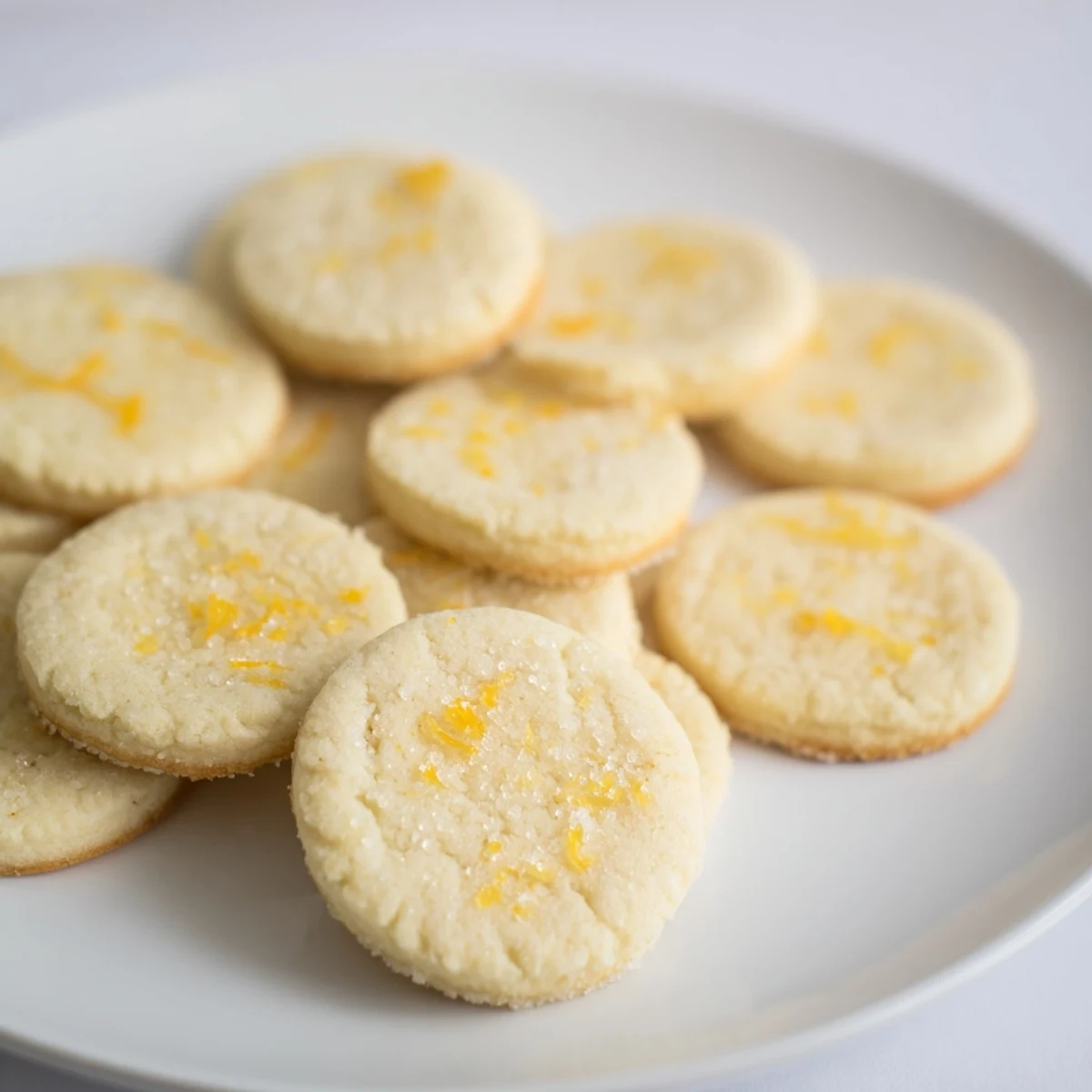 Delikatne polskie ciastka cytrynowe, idealne do popołudniowej herbaty lub deseru.  