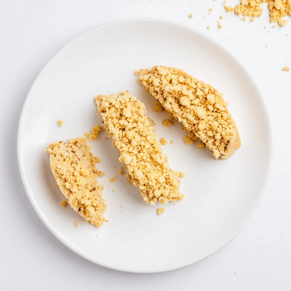 Golden, buttery Quick Makowiec crumble topping ready to bake on Polish poppy seed cake.