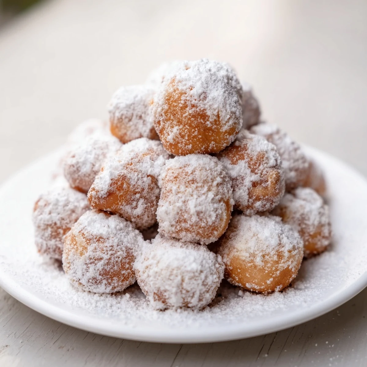 Powdered Donut Holes Mountain