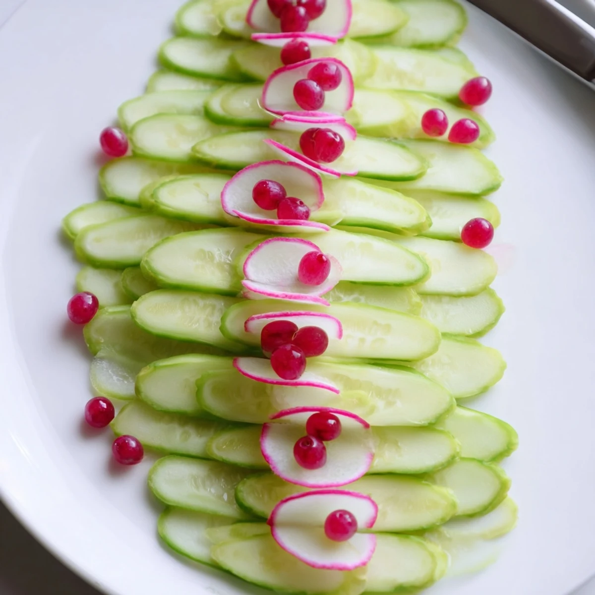 Pawie ogon z owoców warzyw