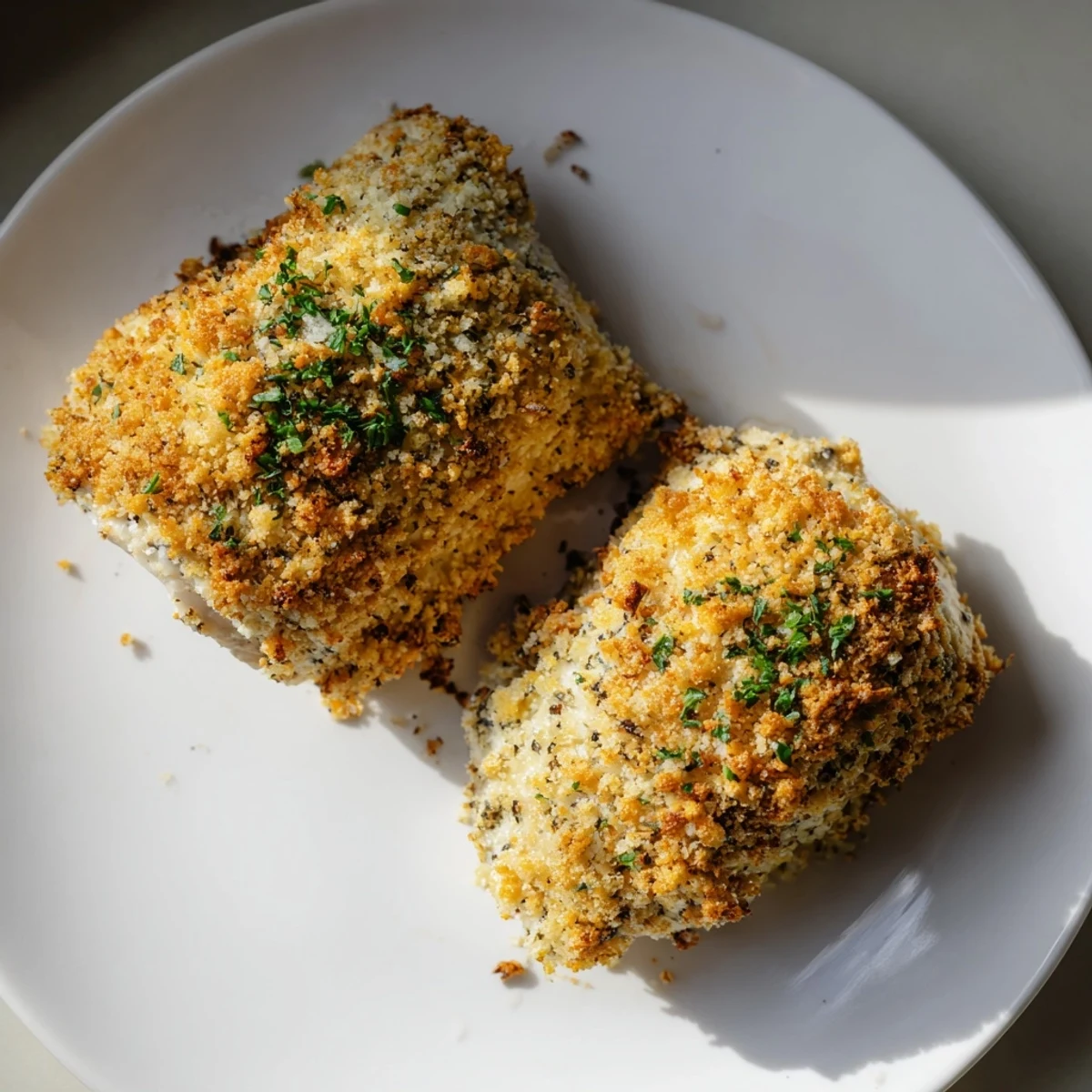 Soczyste piersi kurczaka parmezan