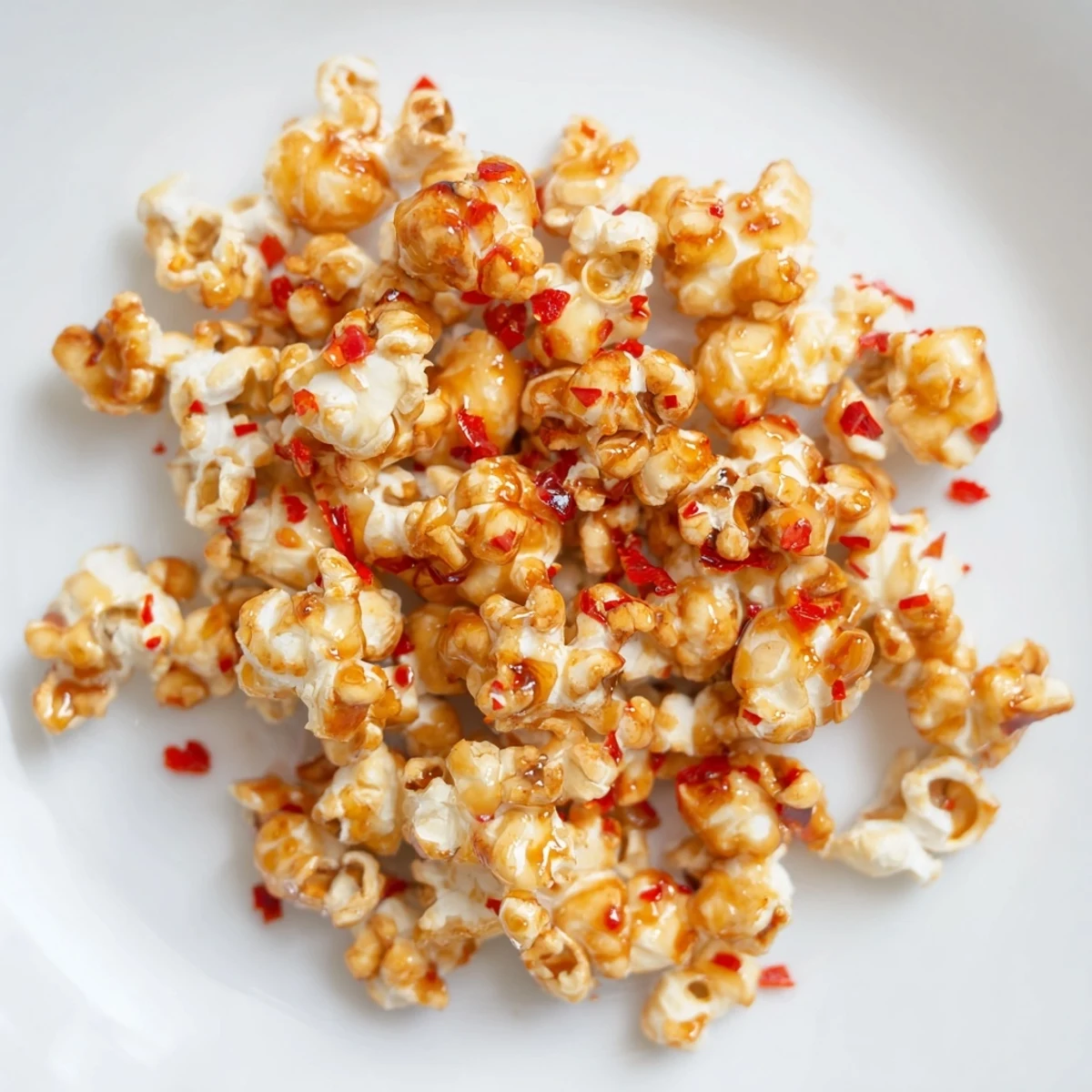 Here are the three ALT texts for the Hot Honey Butter Popcorn recipe image: