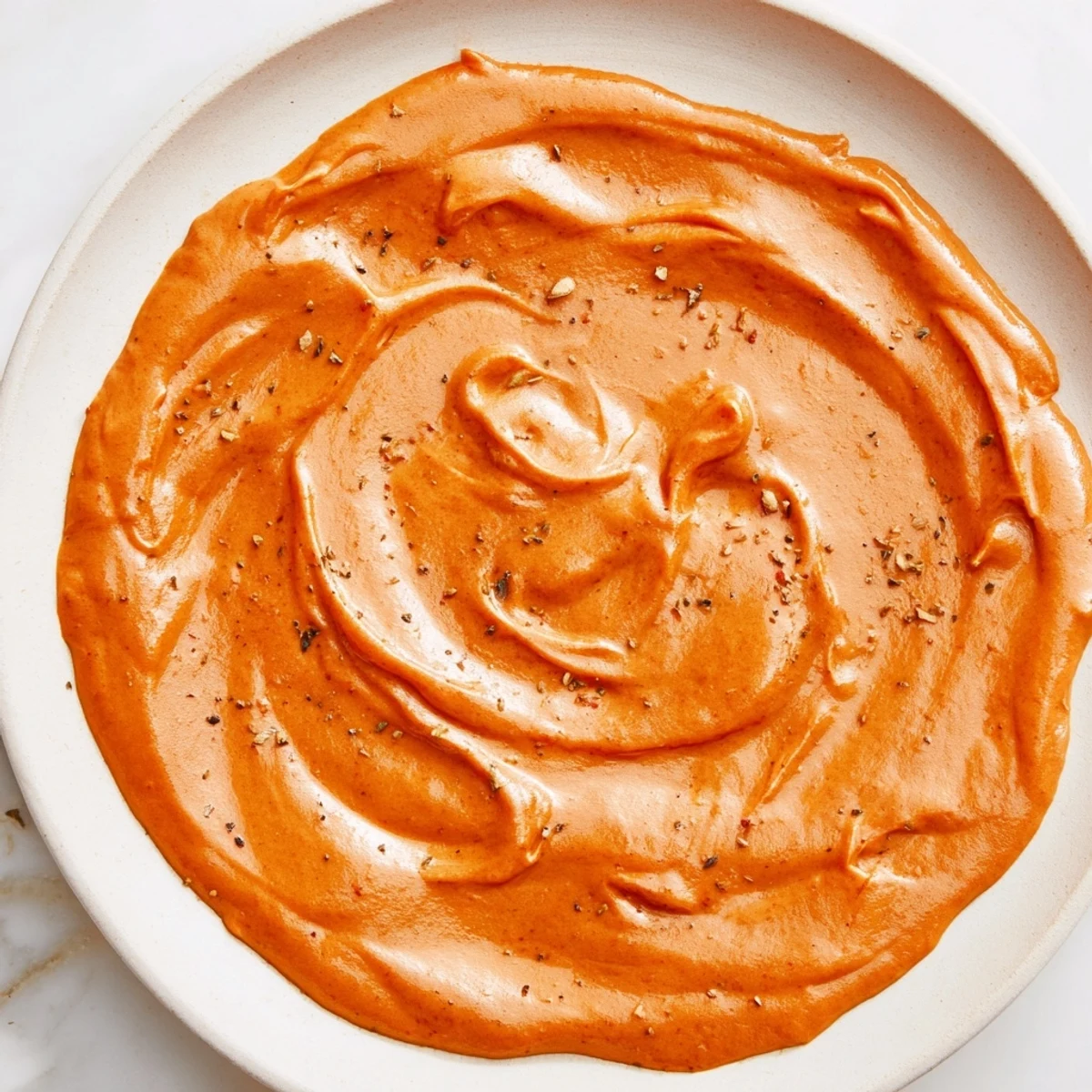 Creamy, vibrant Instant Creamy Marinara Hack simmering gently in a saucepan, ready for pasta.