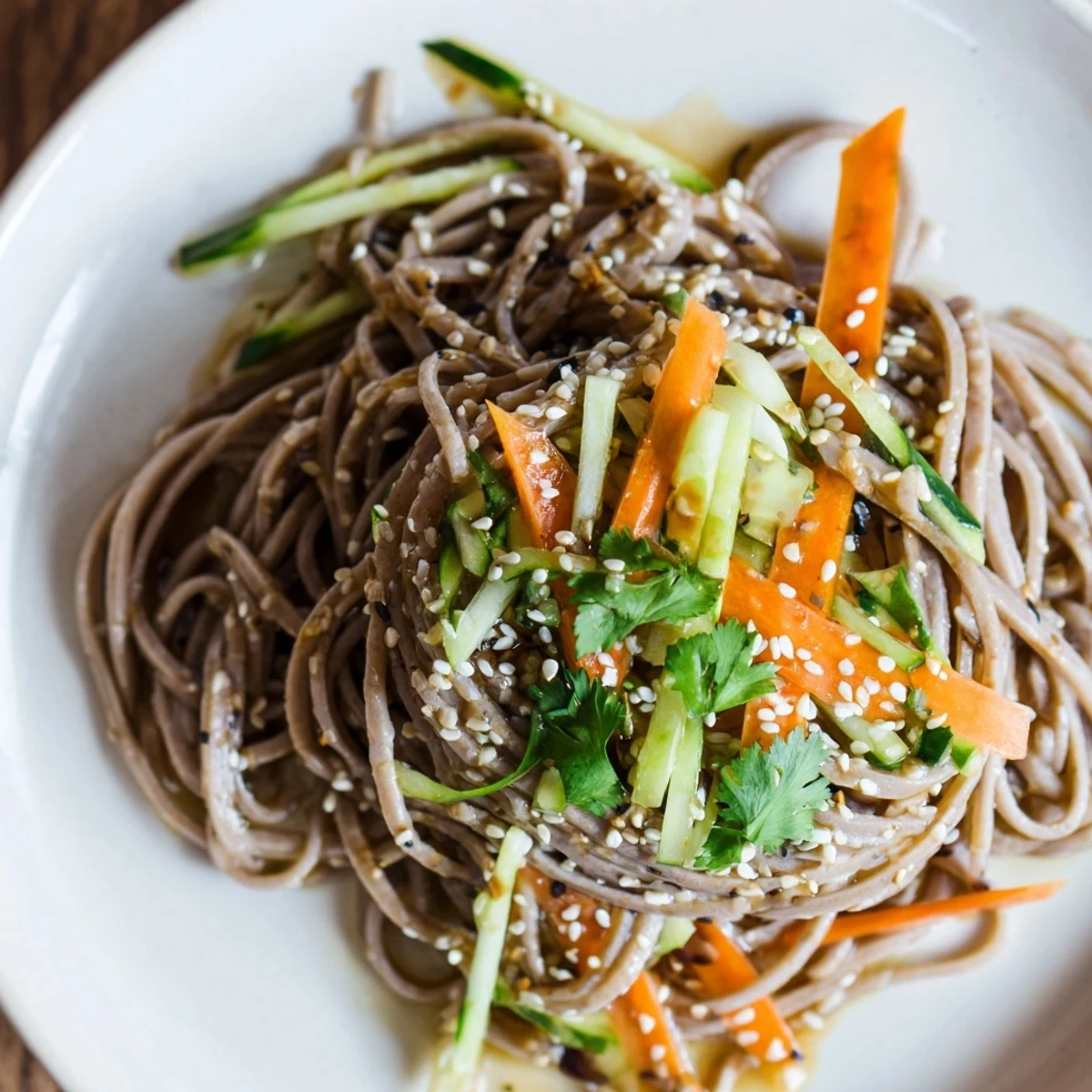 Chilled Noodle Lunch Cups with vibrant veggies, a flavorful, make-ahead, Asian-inspired meal.