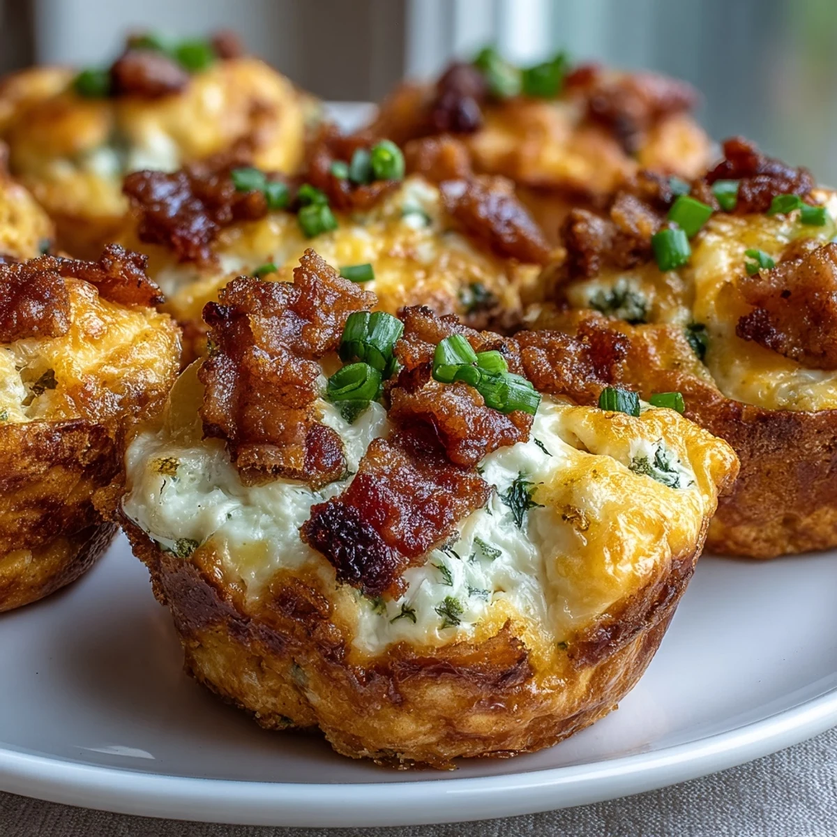 Domowe Ranch & Cheddar Egg Muffin Cups idealne na meal prep do lunchboxa.