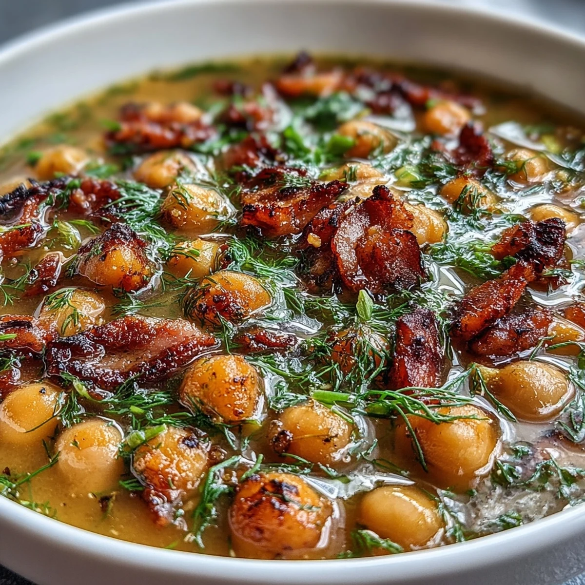 Ham Chickpea Lemon Dill