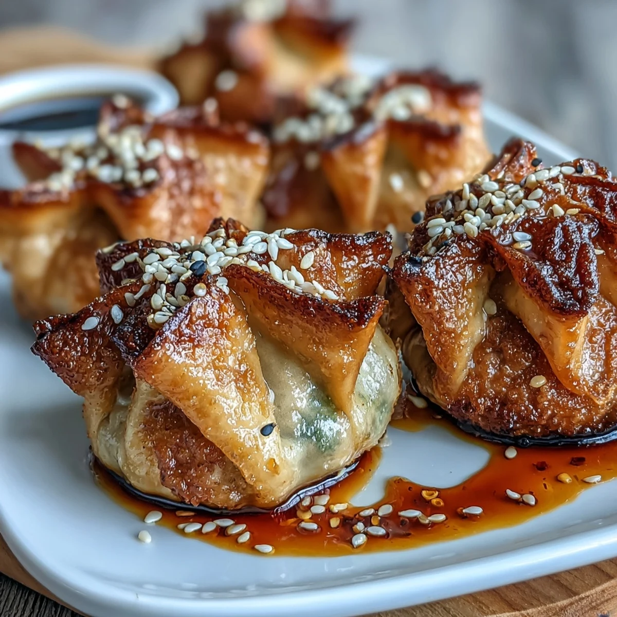 Kotleci z wieprzowiną z chili, smażone w frywarce do idealnej chrupkości, z intensywnym, ognistym dipem.