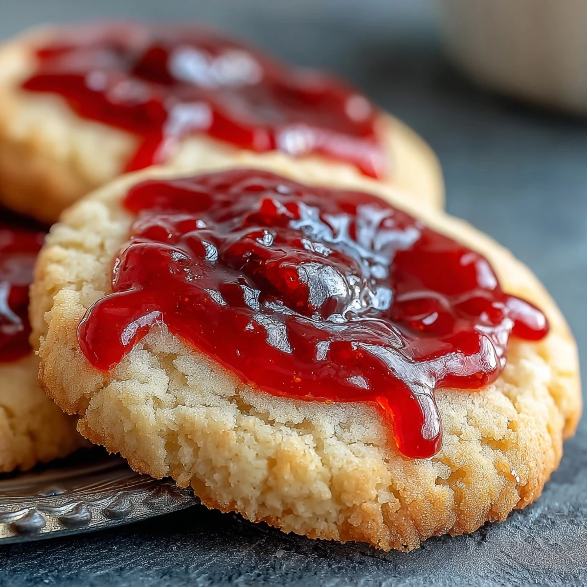 Pyszne ciasteczka cukrowe z dramatycznymi dziurakami od ugryzienia wampira i połyskiem czerwonego lukru na Halloween.