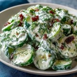 Sałatka ogórkowa z dillem