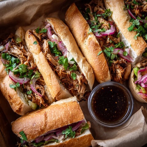 W koszyku są trzy mazanki krakowskie z mięsem zwojowym, konfiturą z czerwonej cebuli i sosem.