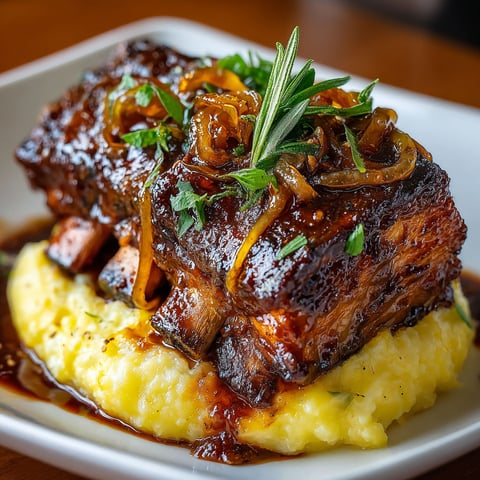 A plate of meat with onions on top.