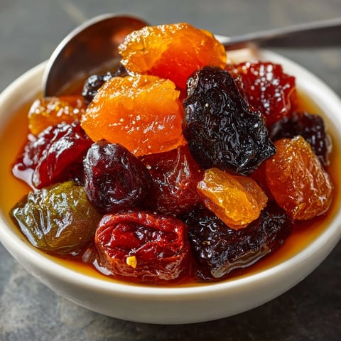 Kompot z suszonych owoców: aromatyczny napój świąteczny z suszonych jabłek, śliwek i gruszek.