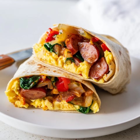 Wilgotne Skórki Serowe z Polskim Śniadaniem, zawierające kiełbasę i pikle