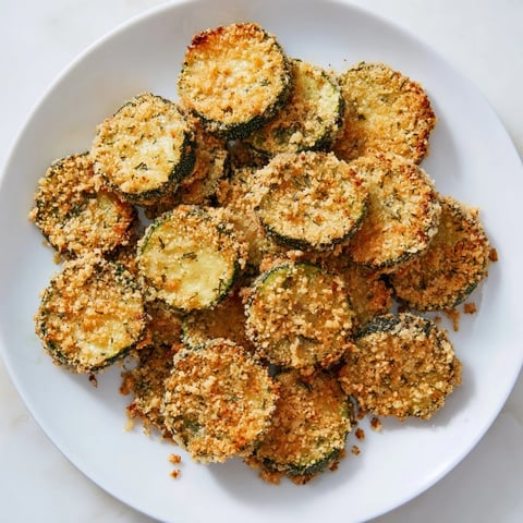 Złote i chrupiące smażone ogórki z koperkiem i panko, idealne jako wegetariańska przekąska.