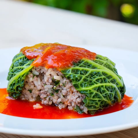 Warm, inviting photo of homemade Simple Gołąbki, a classic Polish comfort food dish.