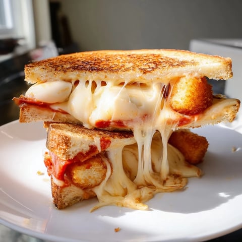 Perfect! Here are three SEO-optimized ALT image texts for a Mozzarella Stick Grilled Cheese recipe: