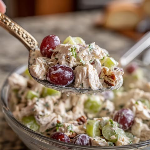 Chicken Salad z Grzebieniami.