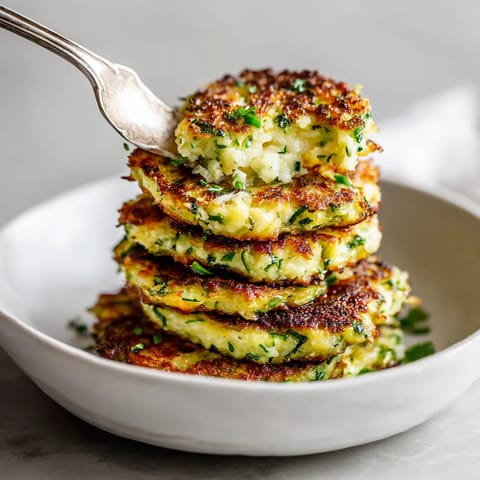 Zucchini Fritters towarzyszące się w misce.