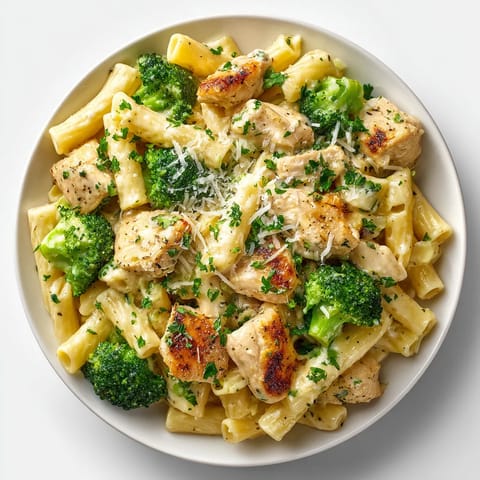 Na tle białego tła, na talerzu wypełnionym pastą.