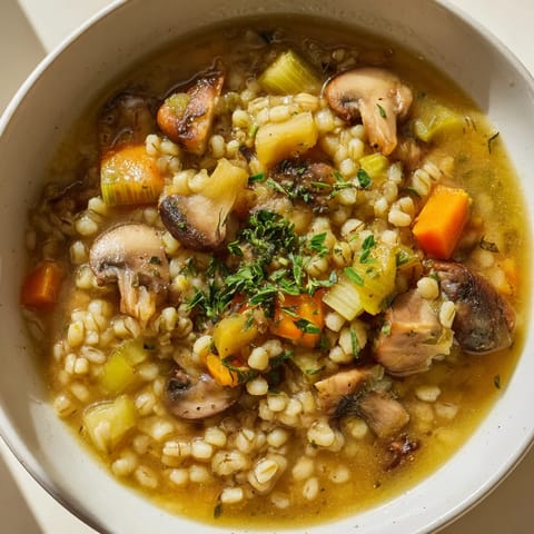 Rustykalny Jęczmień i Grzyby