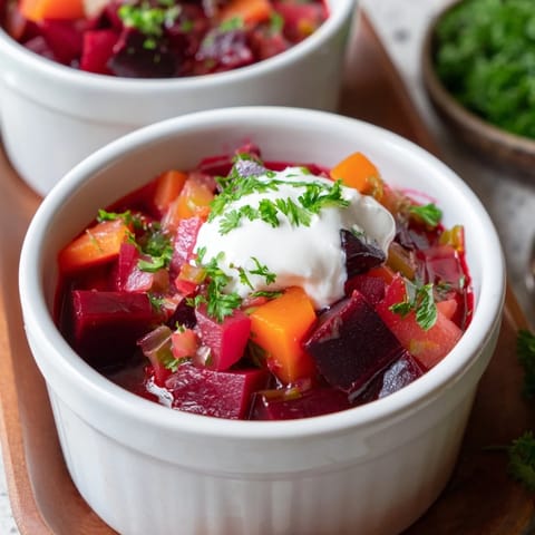 Solidne mini garnki buraczane