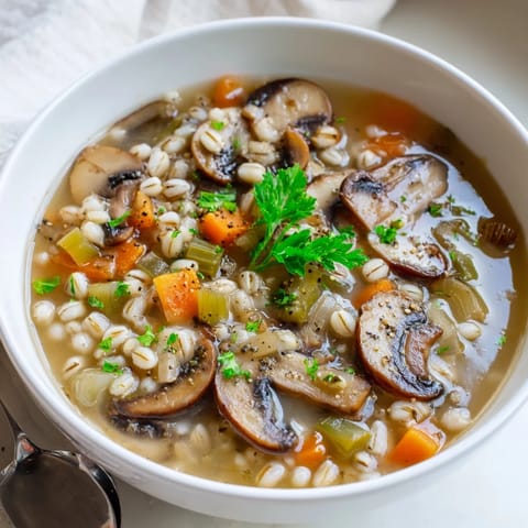 Mushroom and Barley Soup