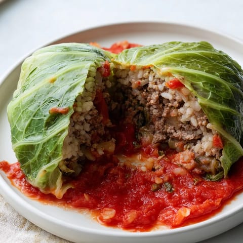 Gołąbki z mięsem i ryżem