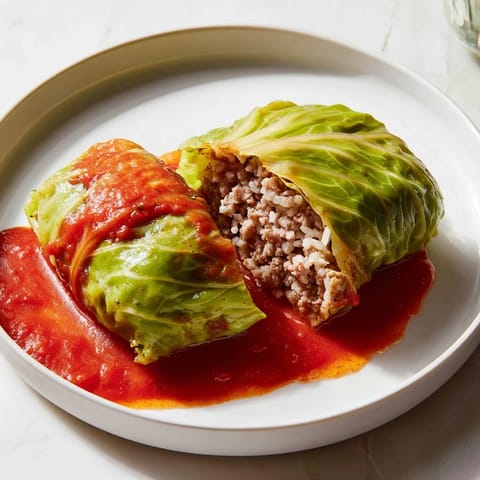 Gołąbki z mięsem i ryżem