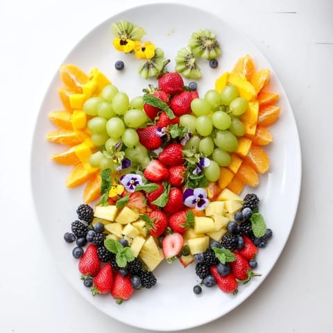 Kolorowa patera w kształcie motyla