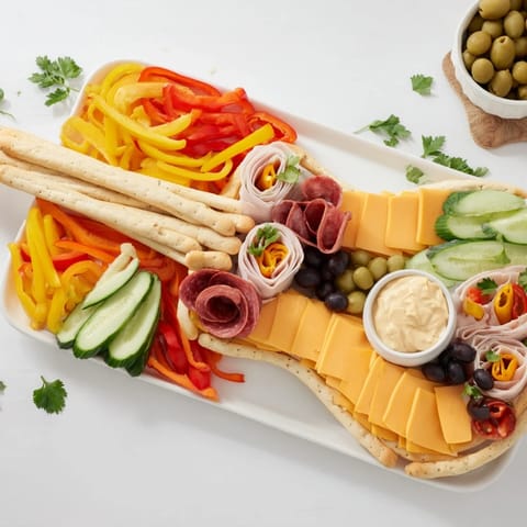 Rock Star Guitar Snack Platter