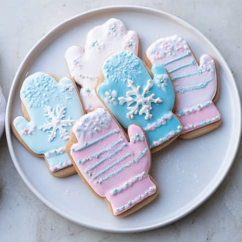 Mitten Ciastka z Pomarańcza