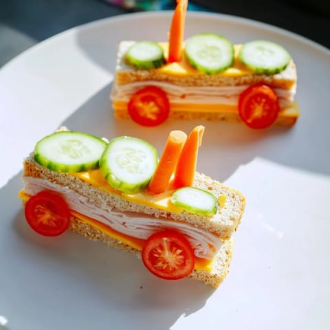 Car-Shaped Lunchbox Fun