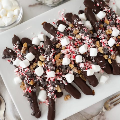 Kremowe czekoladowe łyżki