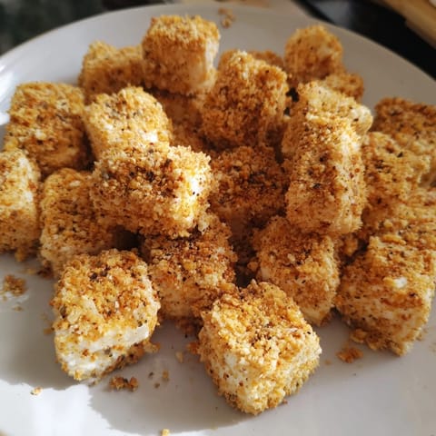 Chrupiące tofu w panierce