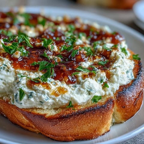 Pikantny Chleb z Ricottą i Czosnkiem