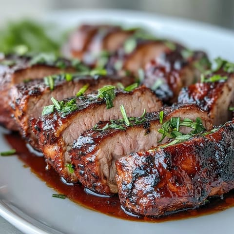 2. Caribbean jerk spiced pork tenderloin, perfectly seared and roasted for a tender, flavorful main dish with smoky undertones.  