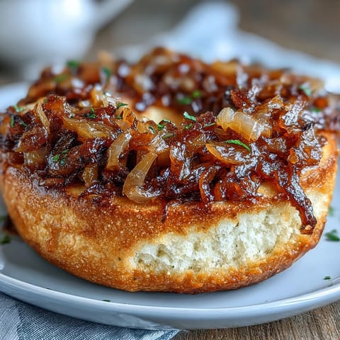 Sourdough z cebulą bagels #1258