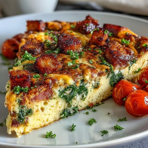 One-Pan Ham Cheese Frittata