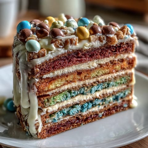 Festive Cinco de Mayo Piñata Cake with rainbow layers and candy surprise inside, perfect for celebrations.