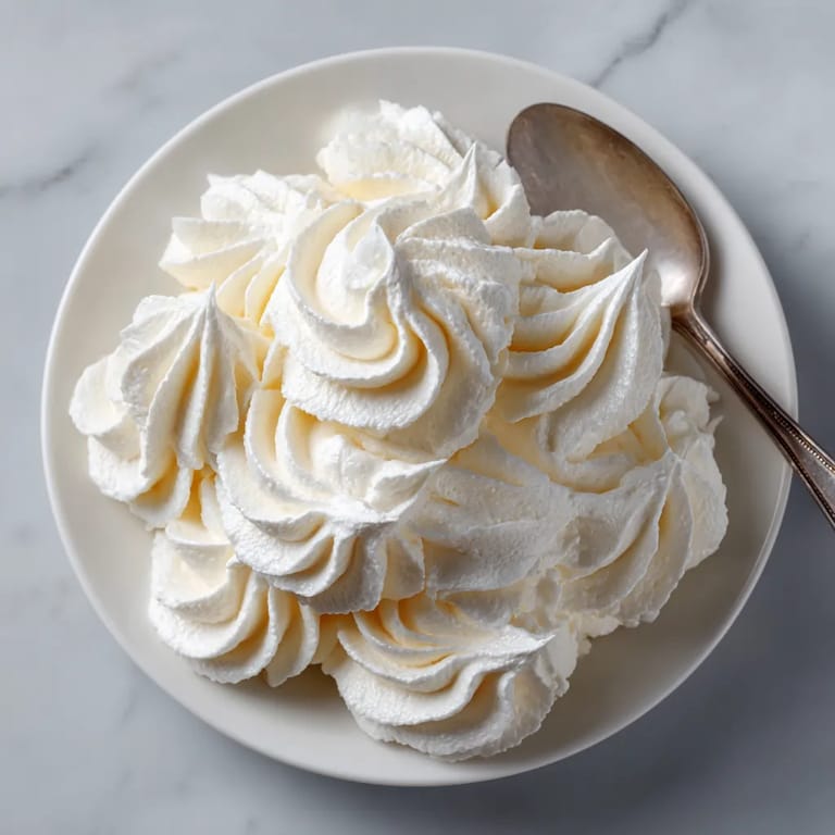 Na tle białego tła, w białym, szklanym, kształtowanym w kształcie talerza, słodysku, wypełnionym śmietaną, wypełnionym żelatyną.