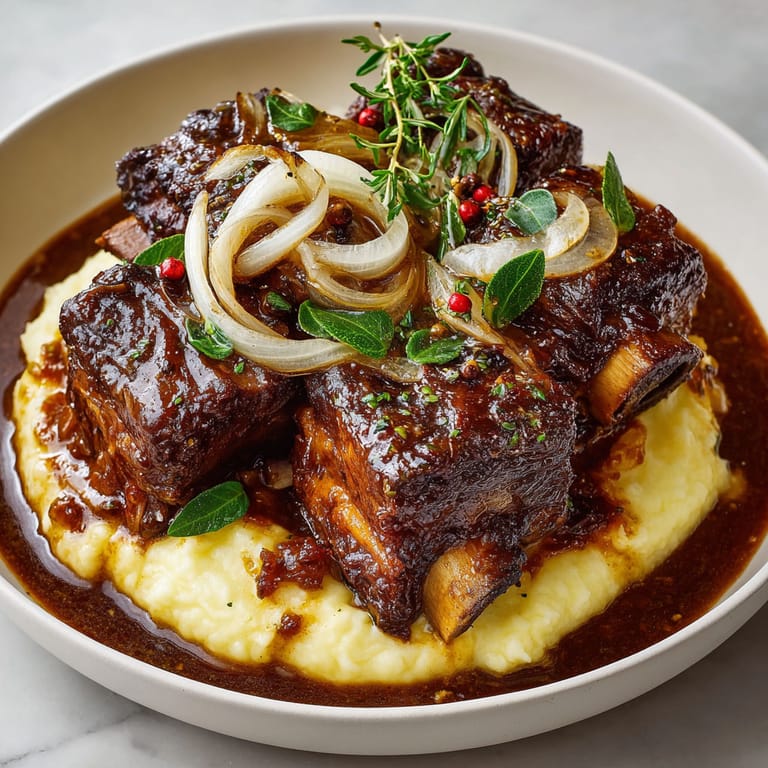 A plate of meat with onions and peppers.