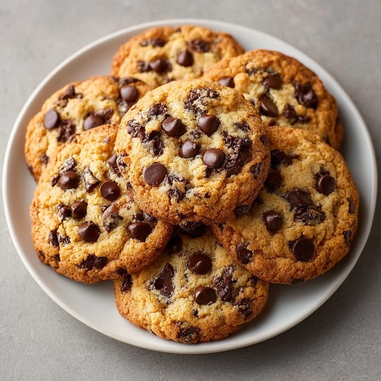 Zobacz te domowe Air Fryer Chocolate Chip Cookies, idealne do podzielenia się z przyjaciółmi i rodziną.