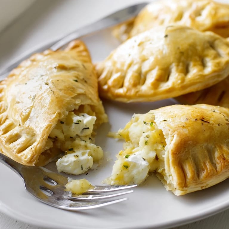 Ciepłe pierogi z serem, kusząco wyglądające, z rodzinnym akcentem w każdym kęsie.
