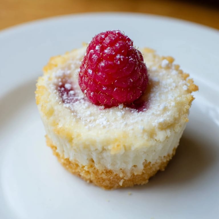 A close-up of delicious Quick SernikMini Bites, featuring a tender crust and creamy cheesecake texture.